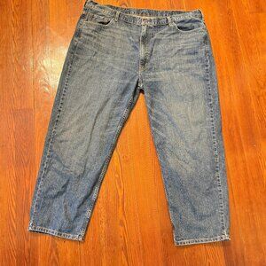 Levi Strauss 550 Blue Jeans 48"x30" inseam 29 COTTON Red tab 5 pocket med. wash